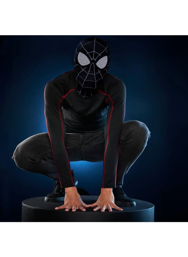 Spider Man Expressive Mask, Role Play Masks Halloween Mask Cosplay Costumes Mask Adult Kids Spandex Fabric Material - Image 5