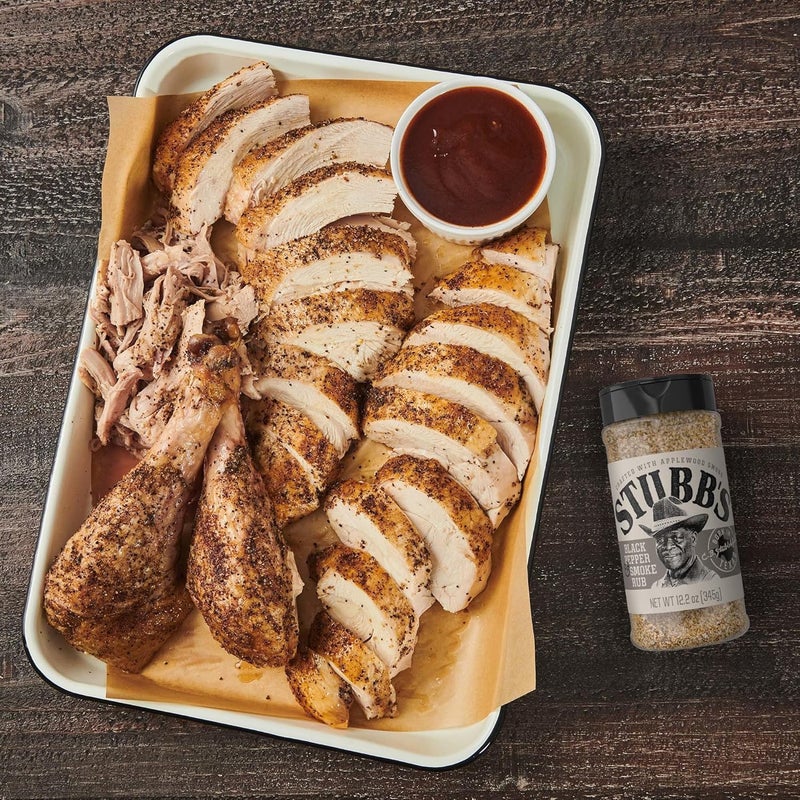 Stubb's Black Pepper & Smoke Rub - 12.2 oz Seasoning for Grilling and Barbecue - Image 5