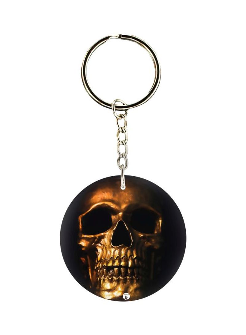RKN Single Sided Skull Printed Keychain