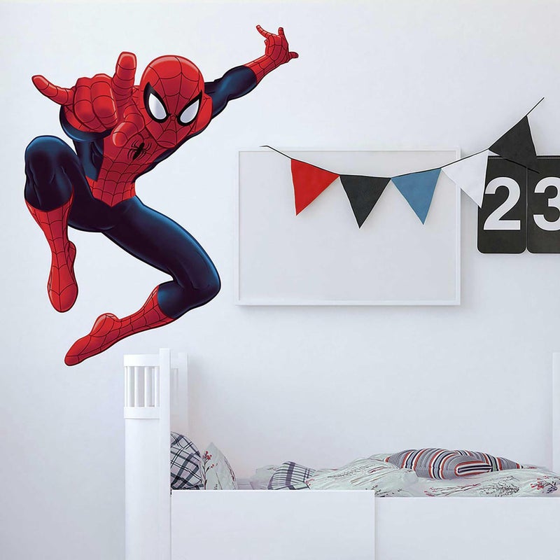 RoomMates Marvel Ultimate Spider-Man Giant Peel and Stick Wall Decals by RoomMates, RMK4831GM, Red, Blue, Yellow - Image 3