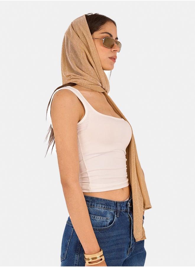Clue - Square Neck Cropped Top - Image 1