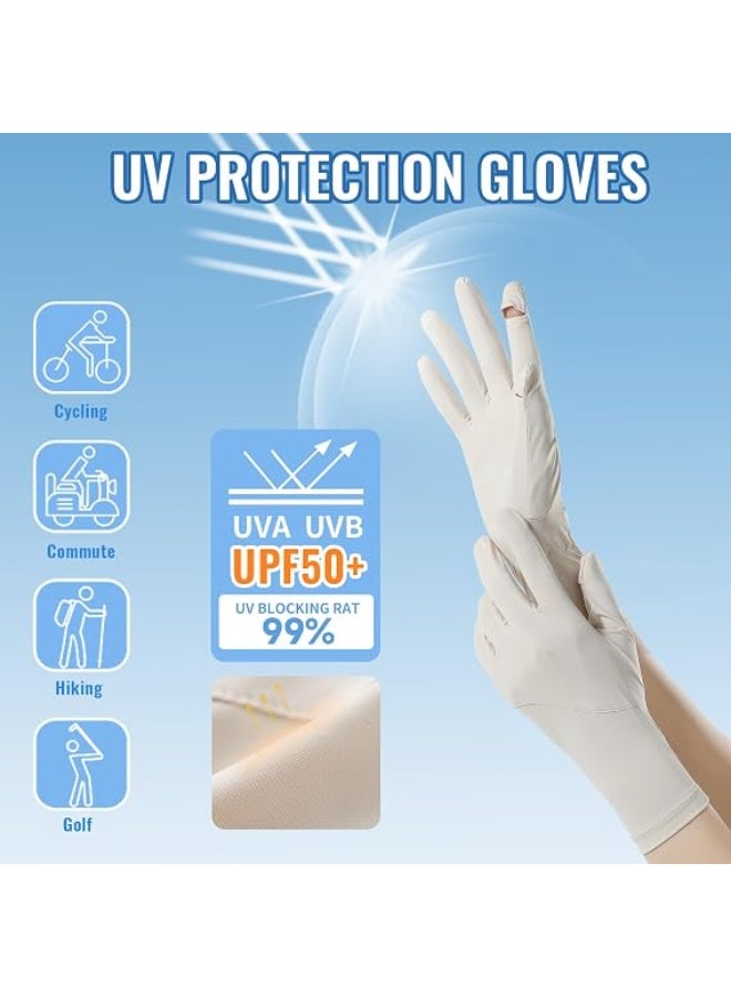 Women's Gloves Driving Gloves Non-slip Sun Protection Summer UV Protection Gloves - Image 2
