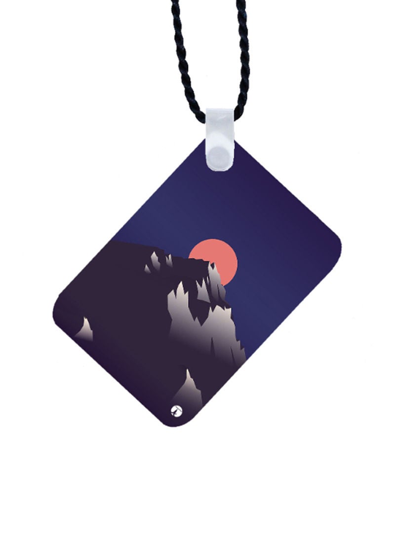 RKN Mountain Printed Car Mirror Pendant - Image 1