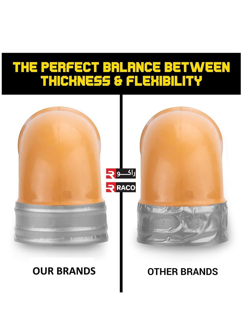 RACO Duct Tape Heavy Duty-Strong, Flexible, No Residue,All Weather and Tear by Hand,Yourself Repairs, Industrial, Professional Use Silver color 2 INCH - Image 4