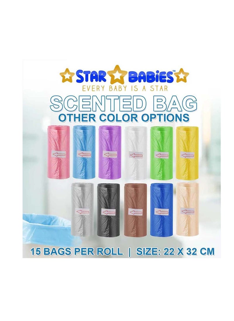STAR BABiES Star Babies - Combo Pack of 2- Adjustable Shower Cap with Baby Boy's Knee Pad Pack of 3- Blue  - Image 3