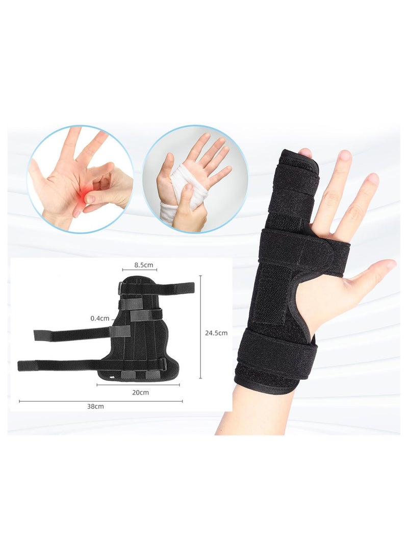 Finger Splints, Trigger Finger Brace for Little Small Finger,Support Brace for Right  Left Hand ,Splint for 4th or 5th Finger Injury, Fracture, or Breaks - Image 5