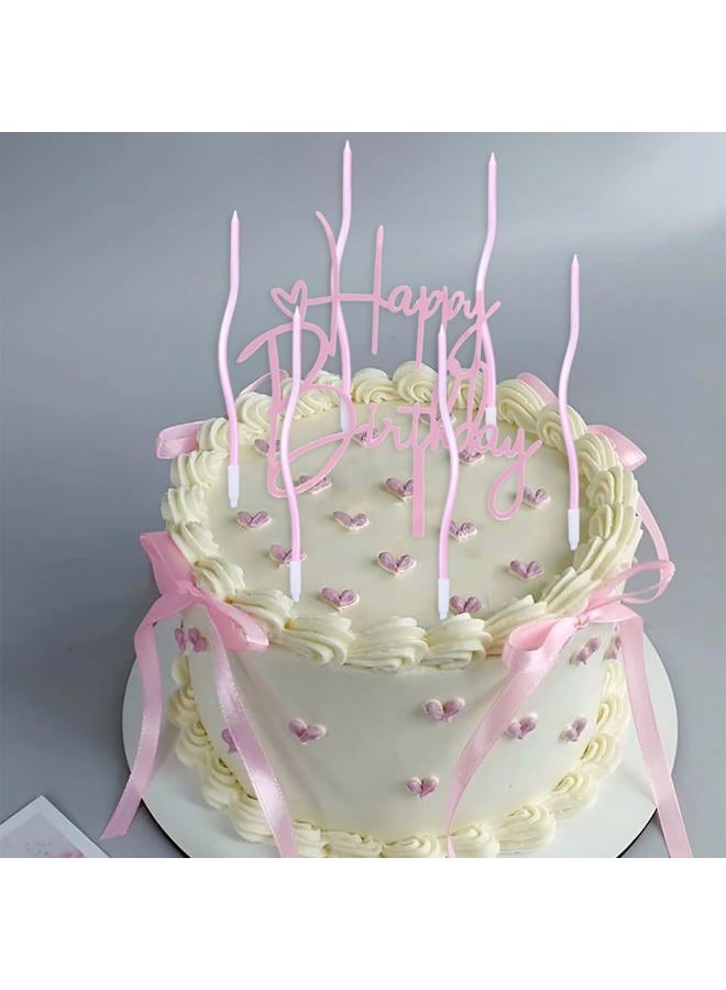 Florisland happy birthday cake topper (Pink) - Image 4