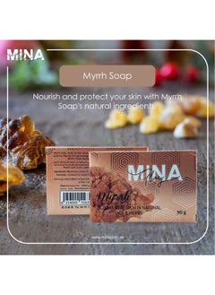 MINA Glory Mina Glory Myrrh Soap 90g  - Image 5