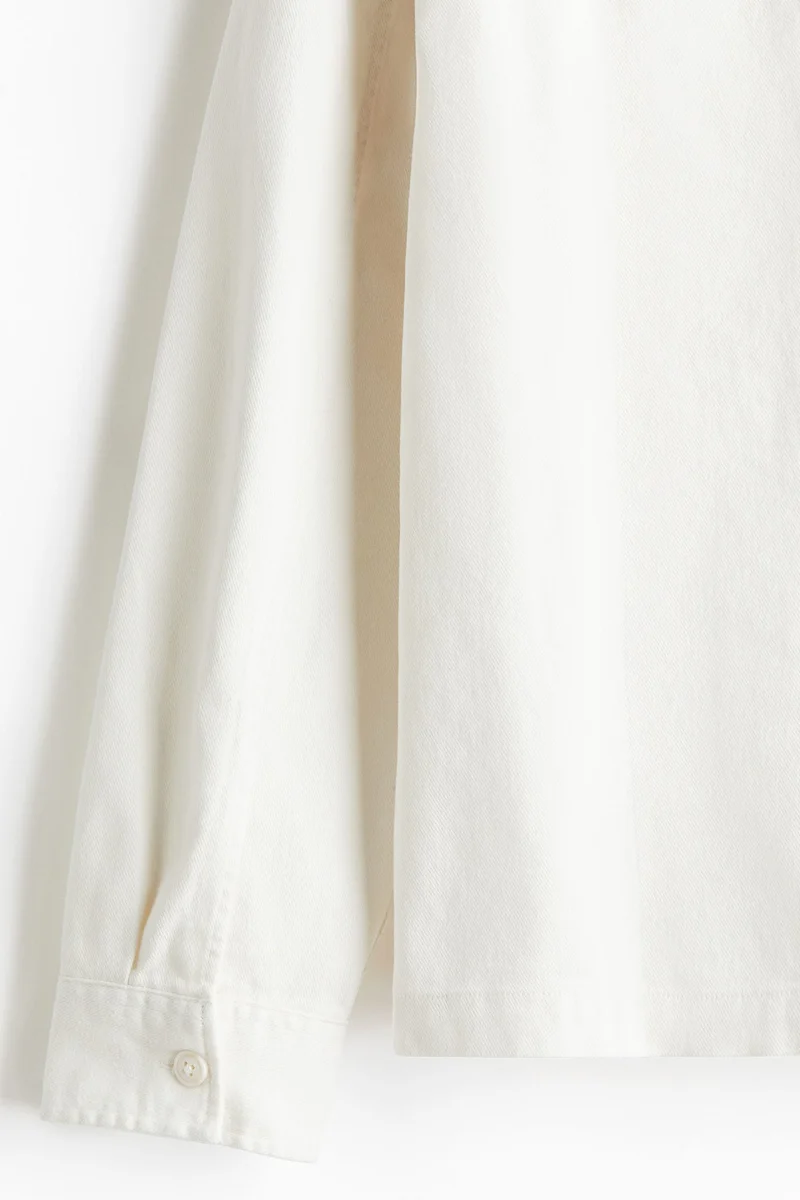 H&M Regular Fit Cotton twill overshirt