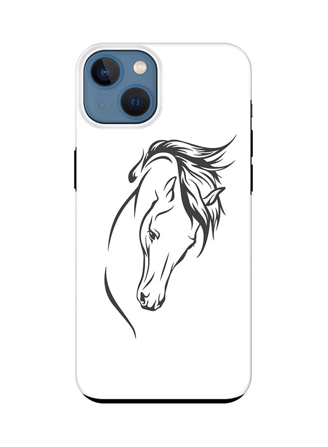 Stylizedd Tough Pro Series Case for Apple iPhone 14 Plus Case Dual Layer hybrid PC & TPU Customized Mobile Cover Shield with inner TPU protection Matte Finish - ArabStallion Strut
