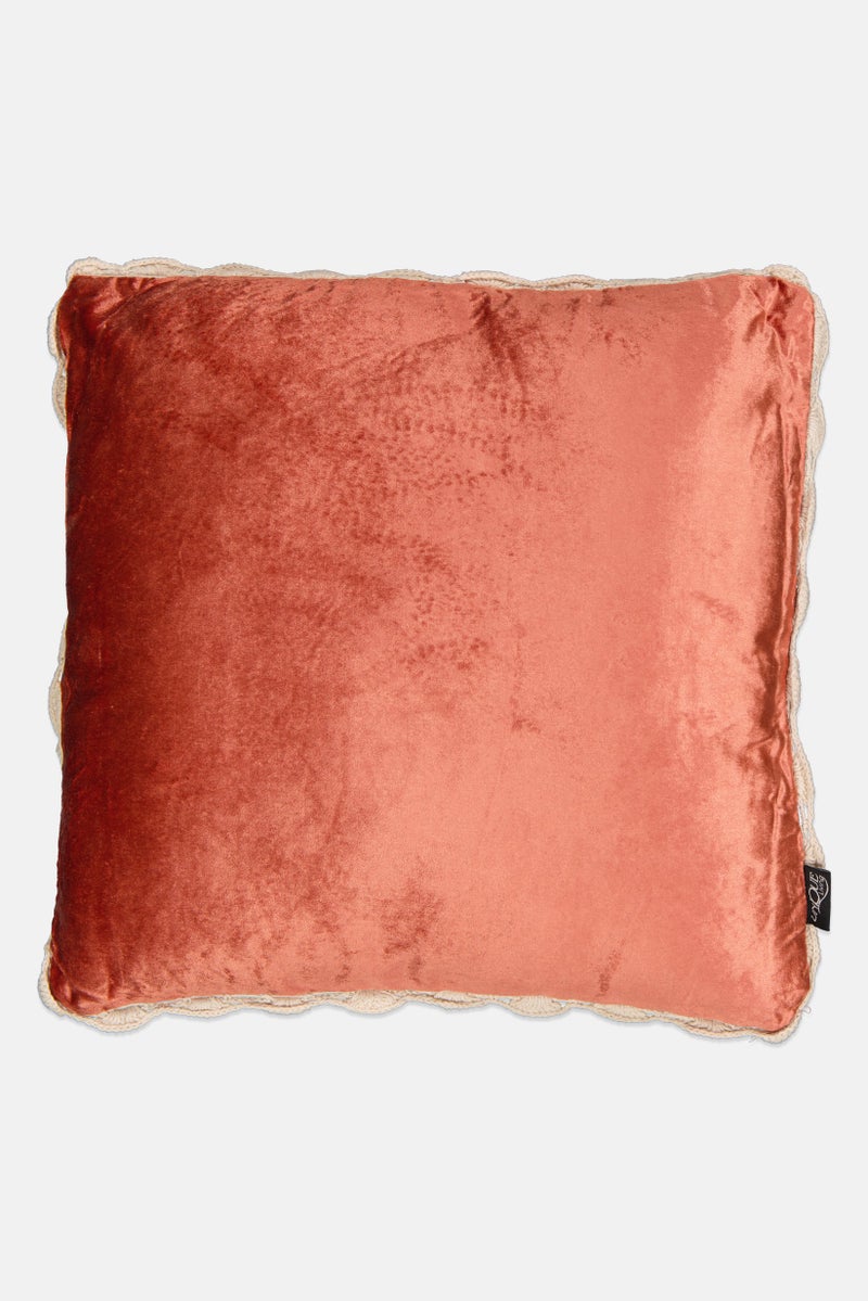 Unique Living Plain Sascha Cushion, Redwood  - Image 1