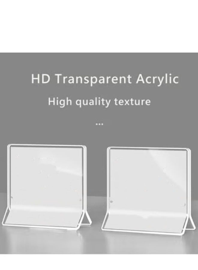 Eckek  Acrylic Label Holder Price Tag Displays Sign Holder Data Card Holder Ads Display Stand - Image 3