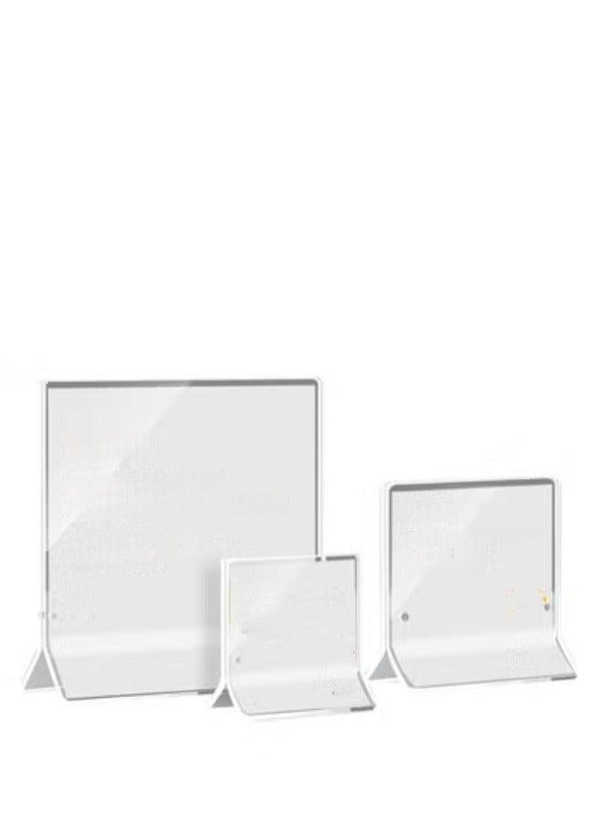 Eckek  Acrylic Label Holder Price Tag Displays Sign Holder Data Card Holder Ads Display Stand - Image 2