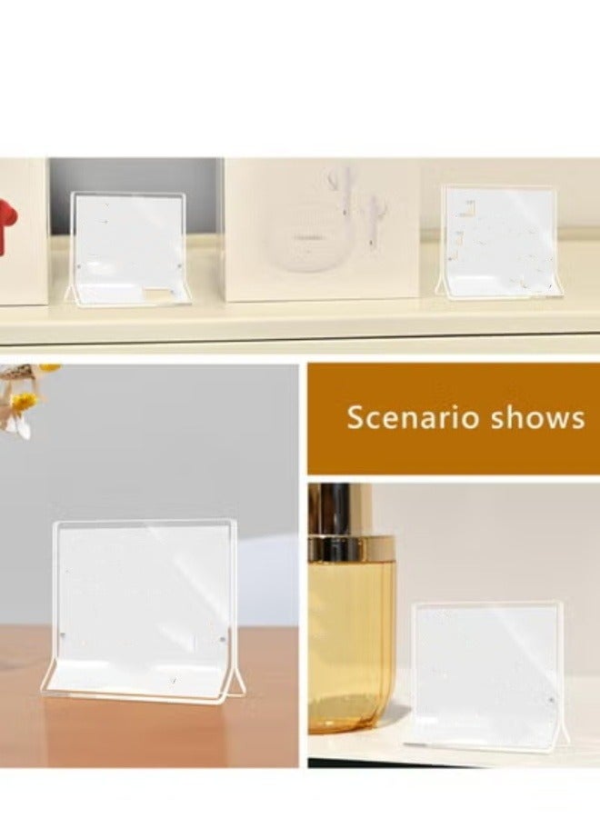 Eckek  Acrylic Label Holder Price Tag Displays Sign Holder Data Card Holder Ads Display Stand - Image 4