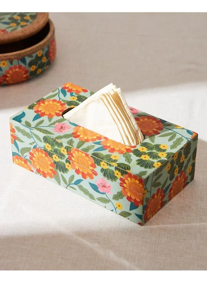 تشامباك Marigold Tissue Box, Wood