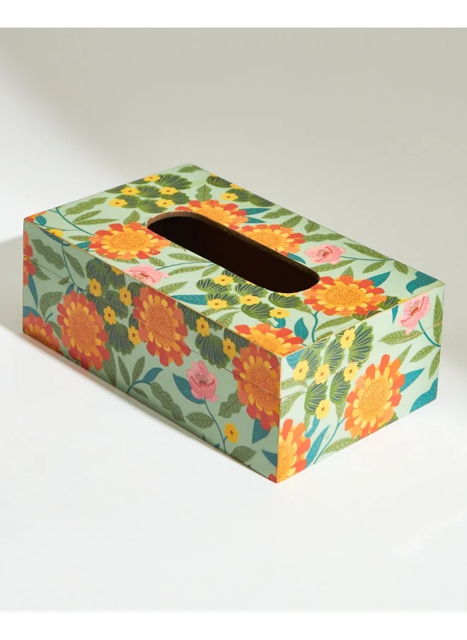 تشامباك Marigold Tissue Box, Wood