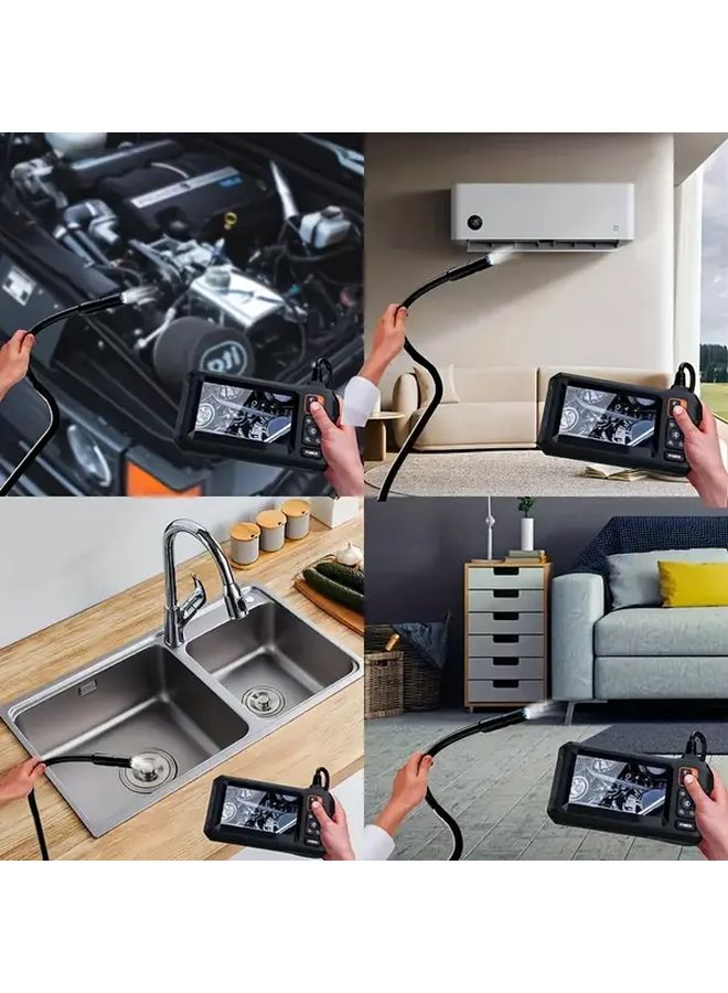 4.3 Inch Single Lens 8mm Waterproof Industrial Borescope With IPS Display For Automotive Repair - Image 5