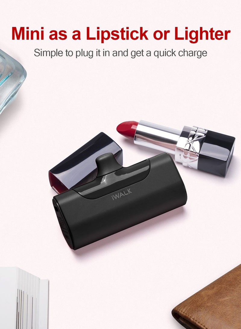 Portable Charger iPhone 15: USB-C Small Power Bank 20W 4500mAh Fast Charging Battery Pack Compatible with iPhone 15/15 Plus/15 Pro/15 Pro Max, Samsung S24/23, Google Pixel, Moto, Android Phone