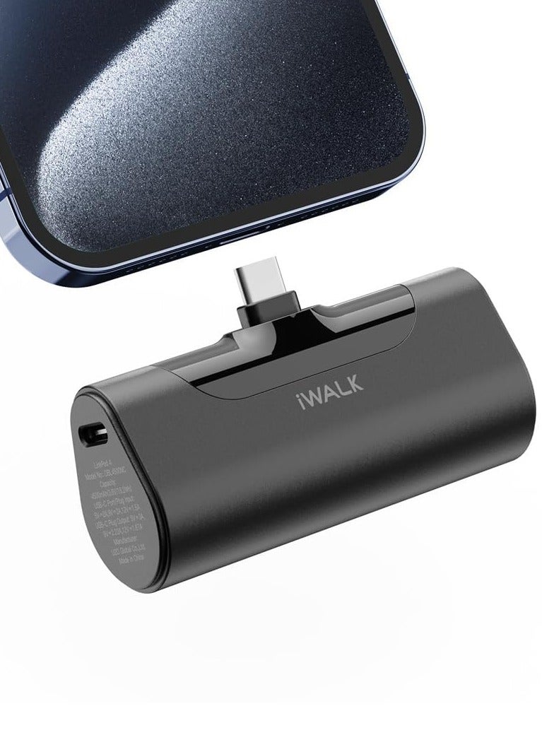 Portable Charger iPhone 15: USB-C Small Power Bank 20W 4500mAh Fast Charging Battery Pack Compatible with iPhone 15/15 Plus/15 Pro/15 Pro Max, Samsung S24/23, Google Pixel, Moto, Android Phone