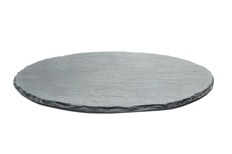 Fox Run 3808 Slate Cheese Board, Round Gray, 12 x 12 x 0.25 inches - Image 1