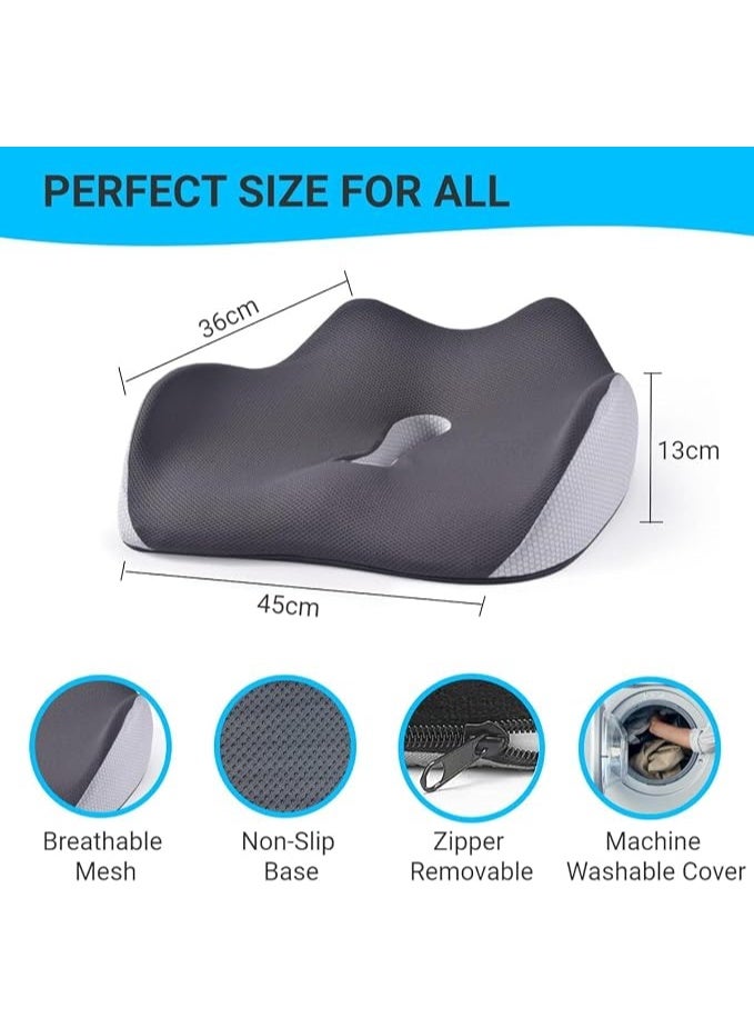 Ergonomic Memory Foam Pain Relief Seat Cushion - Image 3