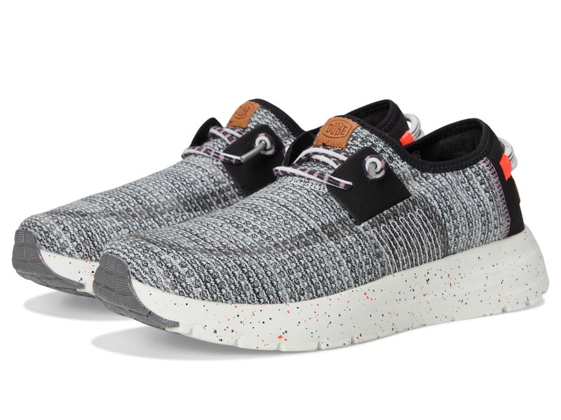 HEYDUDE Women's Sirocco Multi Knit Black/Multi 12 Medium - Image 1