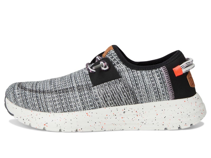 HEYDUDE Women's Sirocco Multi Knit Black/Multi 12 Medium - Image 4