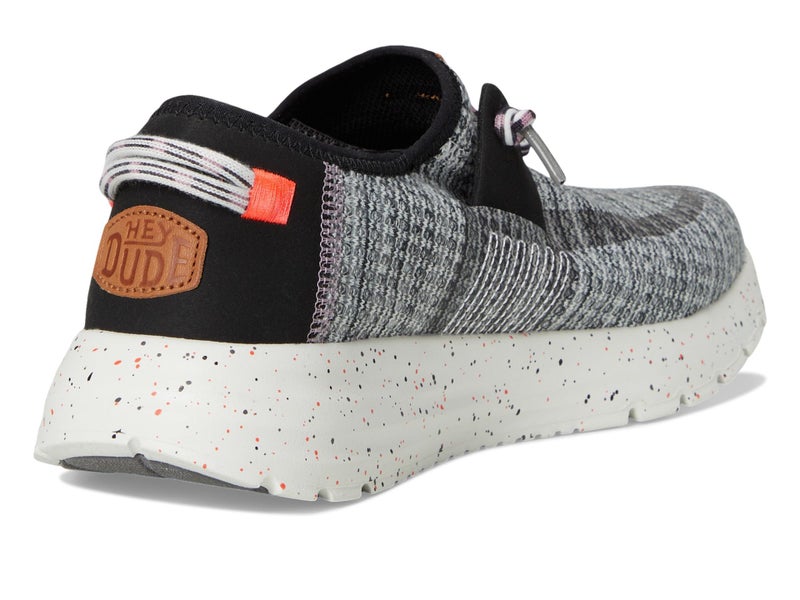 HEYDUDE Women's Sirocco Multi Knit Black/Multi 12 Medium - Image 5