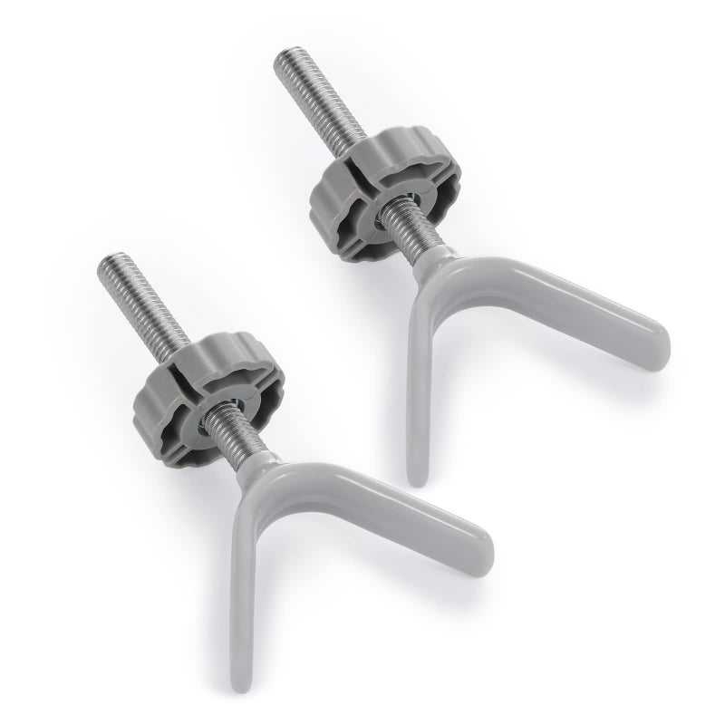 Babelio Baby Gate Stairs Banister Adapter-Y Threaded Spindle Rods for Pressure Mounted for Child & Pet Safety Gates with Extra Long Wall Mounting Screws Rod & Bolts (10MM) - Image 1