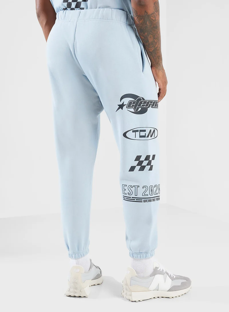 The Giving Movement Relaxed Fitted Racing Printed Sweatpants