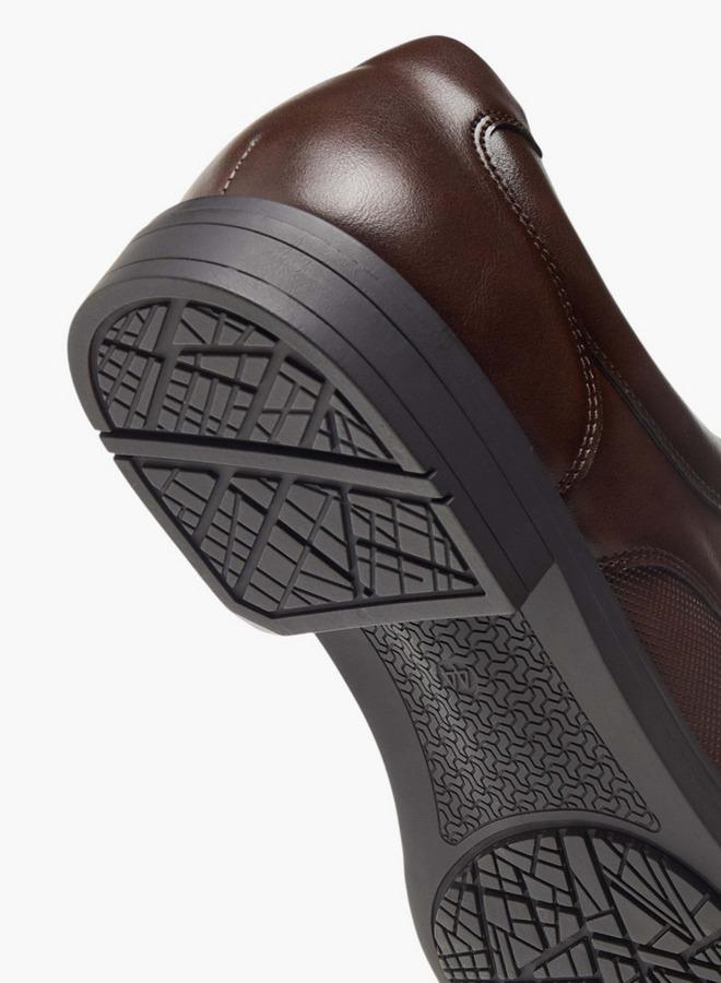 LBL by Shoexpress Mens Textured Derby Shoes With Lace-Up Closure - Image 5