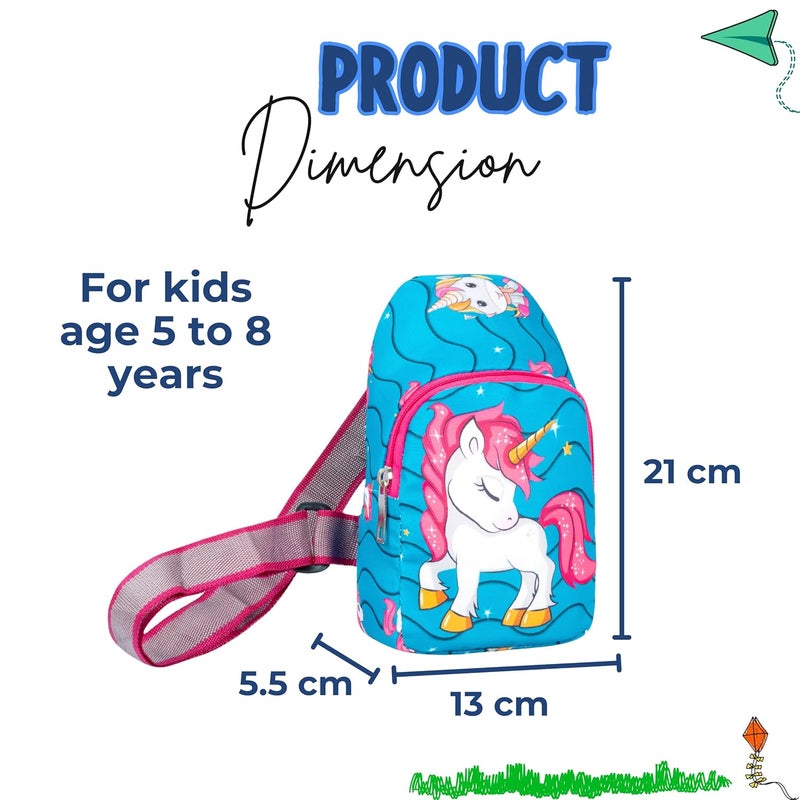 PHILLIN Sling Crossbody Bags for Kids Teenagers Crossbody Bag Chest Bag Adjustable Strap Travel Holiday - Perfect for School, Travel, and Outdoor Adventures - Image 4