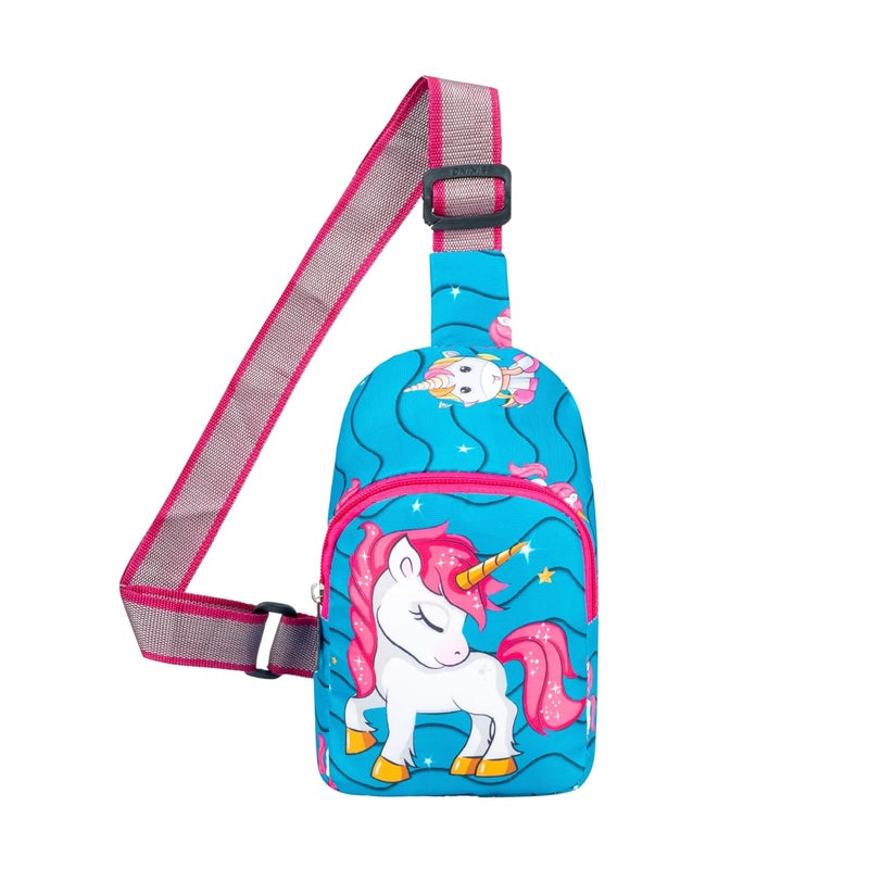 PHILLIN Sling Crossbody Bags for Kids Teenagers Crossbody Bag Chest Bag Adjustable Strap Travel Holiday - Perfect for School, Travel, and Outdoor Adventures - Image 1
