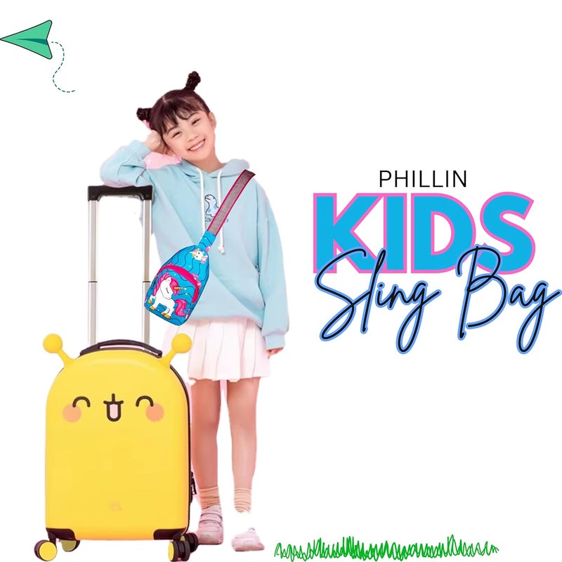 PHILLIN Sling Crossbody Bags for Kids Teenagers Crossbody Bag Chest Bag Adjustable Strap Travel Holiday - Perfect for School, Travel, and Outdoor Adventures - Image 2