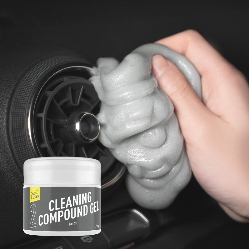 CLICK CLEAN Cleaning Gel for Car, 7oz Car Detailing Tools, Cleaning Putty Gel, Car Interior Cleaner Universal Dust Cleaner for Keyboard, Laptop, Air Vents - Image 1