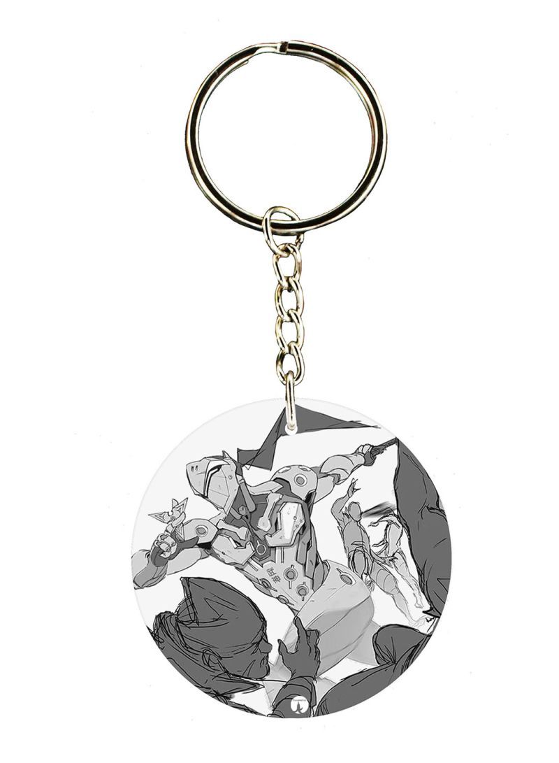 RKN Overwatch Double Side Printed Keychain