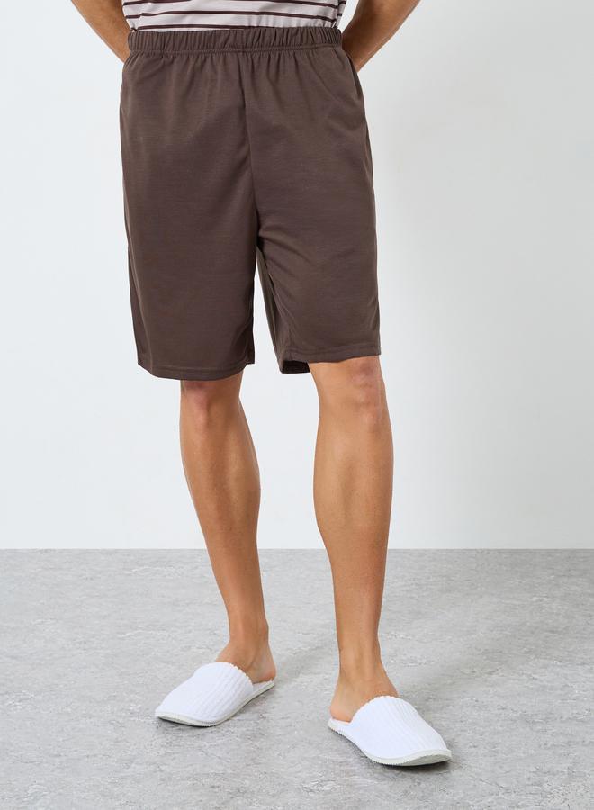 Styli Men Oversized Striped T-Shirt and Shorts Set - Image 4