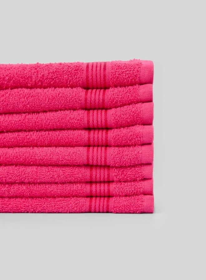 KOPA by Bianca 400 GSM 100% Cotton Soft Terry Towel l 8pc Face Towel l Baby Towel l Face Towel for Women l D`Ross l Peach - Image 4