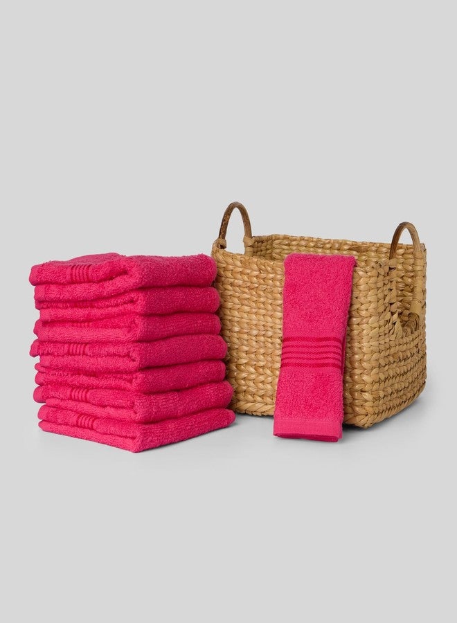 KOPA by Bianca 400 GSM 100% Cotton Soft Terry Towel l 8pc Face Towel l Baby Towel l Face Towel for Women l D`Ross l Peach - Image 1