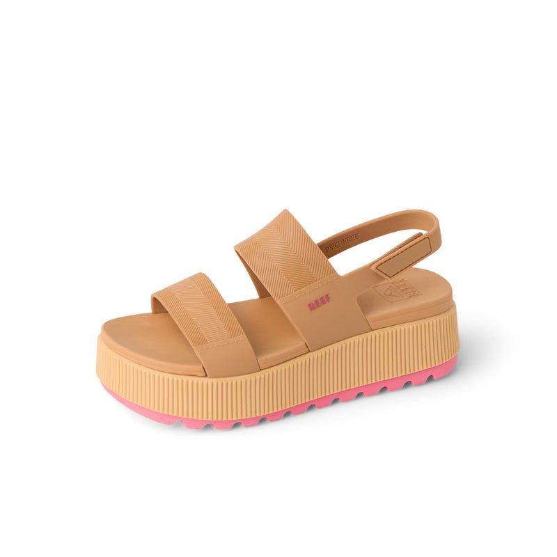 Reef Water Vista Higher Women's Platform Sandals Natural/hot Pink - 10 Medium - Image 1
