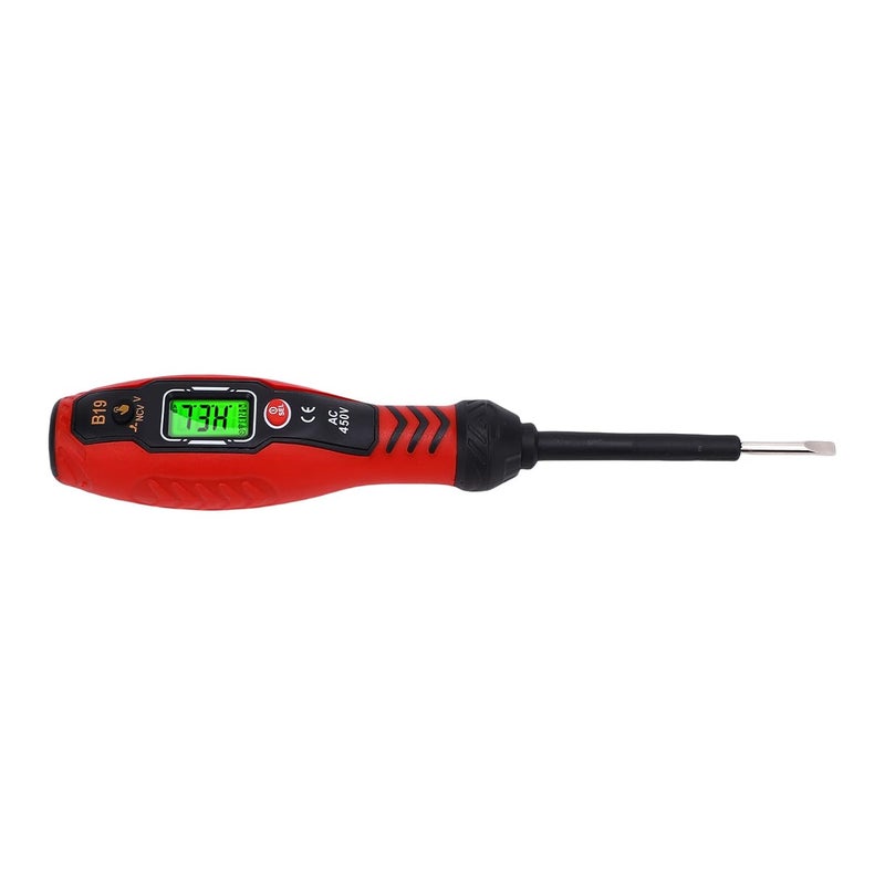 Voltage Tester Pen, NCV Voltage Detector, LCD Backlight Sound Light Alarm Live Neutral Wire Identification Tool with Auto Shut Off, Ideal for Electrical Testing (#1) - Image 3