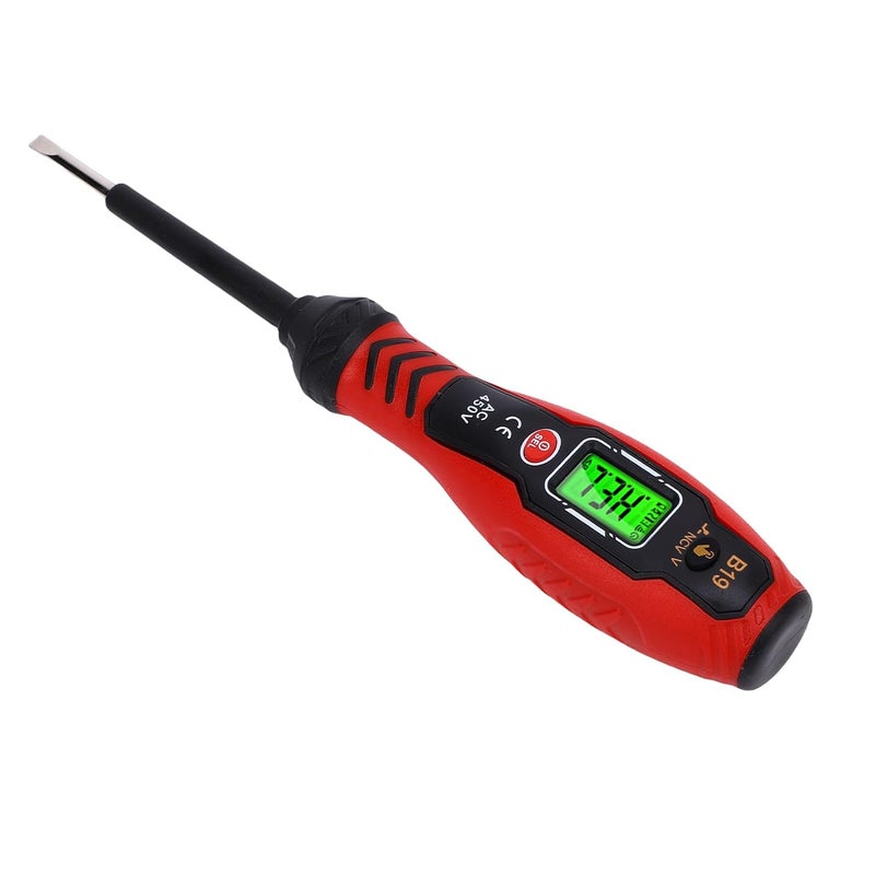 Voltage Tester Pen, NCV Voltage Detector, LCD Backlight Sound Light Alarm Live Neutral Wire Identification Tool with Auto Shut Off, Ideal for Electrical Testing (#1) - Image 5