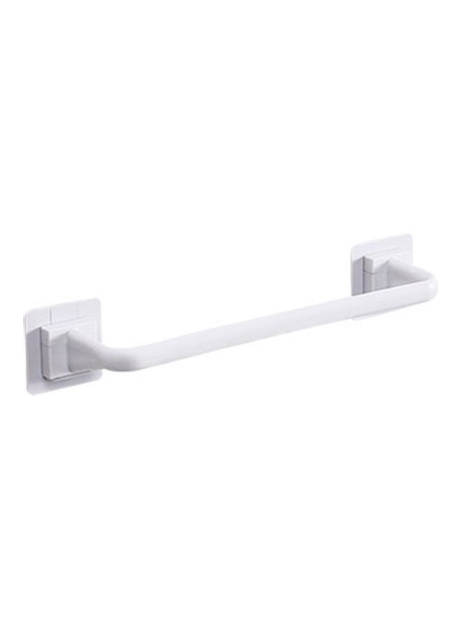 NIBEMINENT Bathroom Towel Hanger White  - Image 1