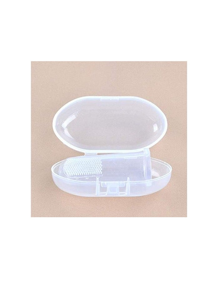 Cool Baby COOLBABY 3 pcs Baby Finger Toothbrush Kids Safety Silicone Baby Teether With Box Baby Soft Tooth Cleaning Tool - Image 4