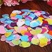 DECORA 1 Inch Multicolor Hearts Paper Confetti for Wedding St Valentines Day Decorations - Image 2