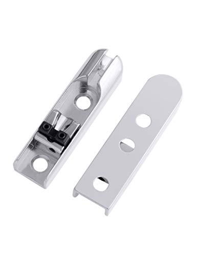 Holmer Bass Guitar Bridge Individual Bass Bridge Tailpiece Single String Bass Bridge for 4 String Bass Guitar Heavy Duty Zinc Saddles. (Chrome) - Image 2