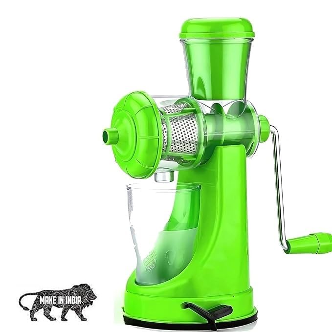 PDSPM Hand Juicer for Fruits and Vegetables with Steel Handle Vacuum Locking System Shake Fruit Juicer Machine for All Fruits - Image 2