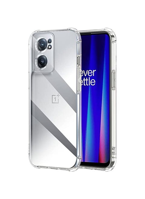 Case for OnePlus Nord CE 2 Case Cover Clear Back Air Cushion Soft Silicone Shockproof Anti-Scratch Protective Bumper Shell Corner for OnePlus Nord CE 2 5G