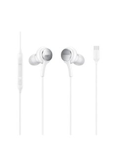 USB-C Wired In-Ear Stereo Earphones for Samsung Galaxy Note 10/Note 10 Plus, S10, S9, S10e with Built-in Microphone and Volume Control Type c hands-free - White - pzsku/Z39AC3561293A806C9605Z/45/_/1739318170/fe7d587d-4d9b-4f4b-9c4e-da605c1d0fe3