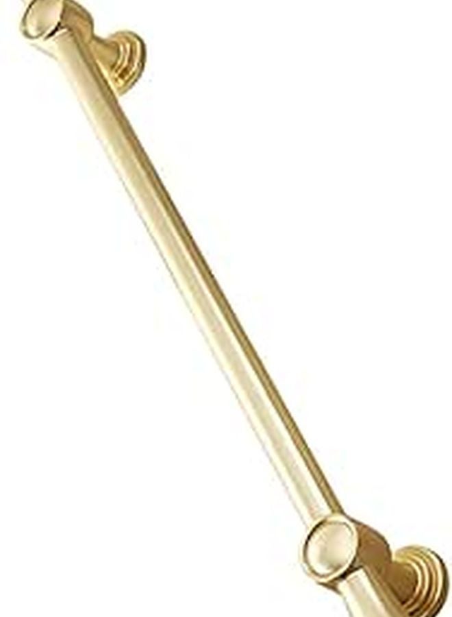 Gold Brushed Single Hole Cabinet Pull Handle 192mm Center to Center for Kitchen Drawers and Furniture - Image 1